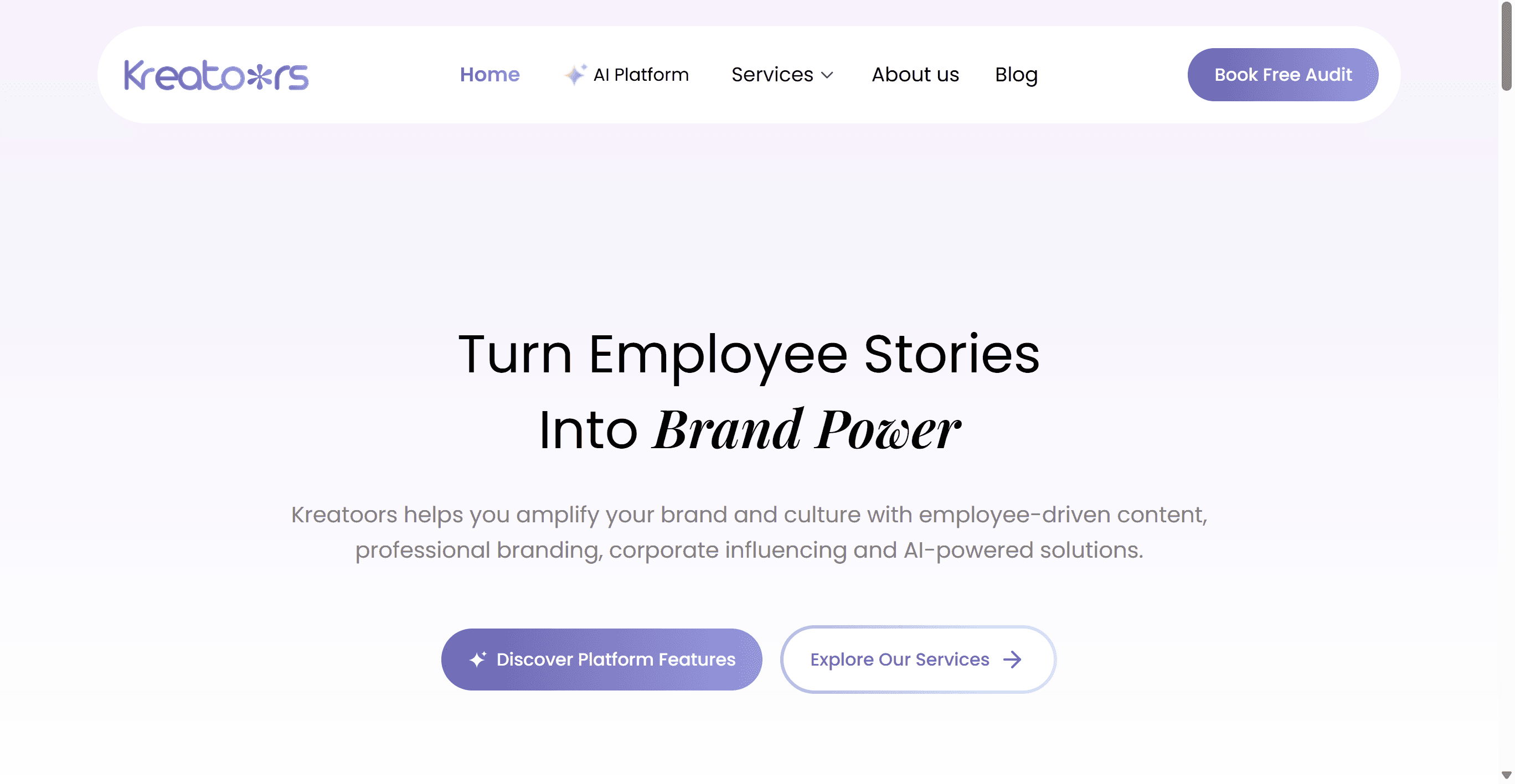 Kreatoors AI preview